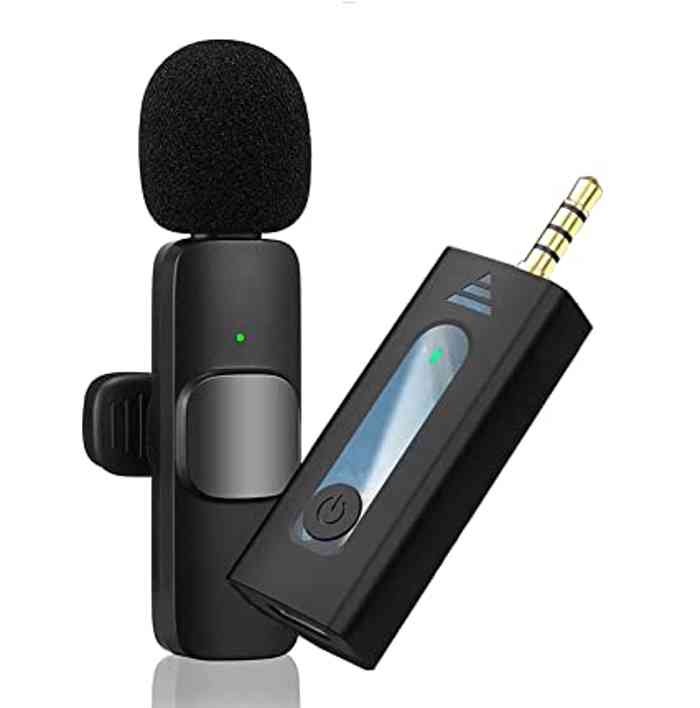 K35 Wireless Microphone For Smartphone, DSLR, Laptop, MacBook